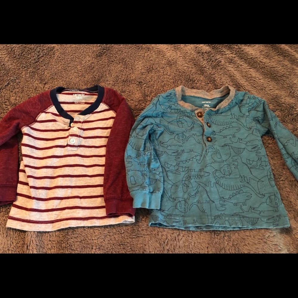 Carters Long Sleeve T’s